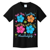 Feed Them Love Them Send Them Back Lunch Lady Life Kids T-Shirt