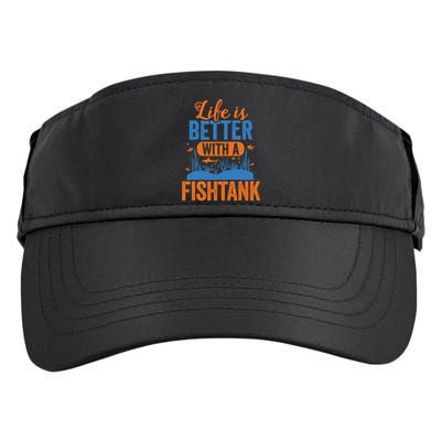 Fish Tank Life Fishkeeping Aquarium Lover Fishkeeper Adult Drive Performance Visor