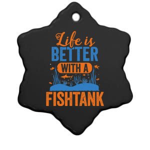 Fish Tank Life Fishkeeping Aquarium Lover Fishkeeper Ceramic Star Ornament