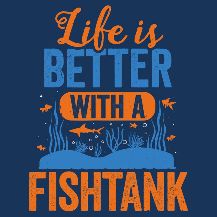 Fish Tank Life Fishkeeping Aquarium Lover Fishkeeper 7 Panel Mesh Trucker Snapback Hat