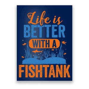 Fish Tank Life Fishkeeping Aquarium Lover Fishkeeper Poster