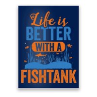 Fish Tank Life Fishkeeping Aquarium Lover Fishkeeper Poster