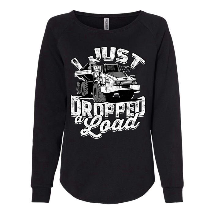 Funny Trucker Lorry 18 Wheeler Highway Truck Driver CDL Trailer Womens California Wash Sweatshirt