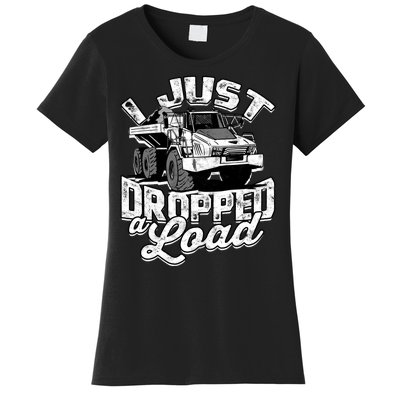 Funny Trucker Lorry 18 Wheeler Highway Truck Driver CDL Trailer Women's T-Shirt