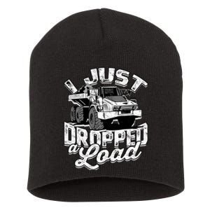 Funny Trucker Lorry 18 Wheeler Highway Truck Driver CDL Trailer Short Acrylic Beanie