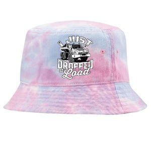 Funny Trucker Lorry 18 Wheeler Highway Truck Driver CDL Trailer Tie-Dyed Bucket Hat