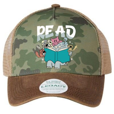 Funny Teacher Library Read Book Pigeon Wild Animal Bookish Legacy Tie Dye Trucker Hat