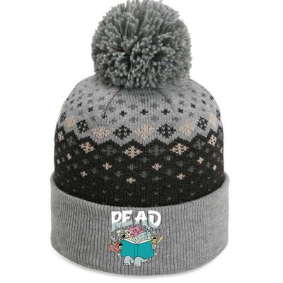 Funny Teacher Library Read Book Pigeon Wild Animal Bookish The Baniff Cuffed Pom Beanie