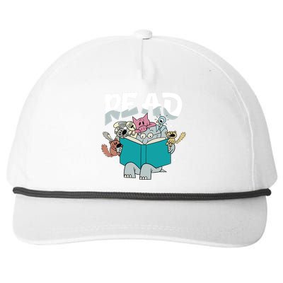 Funny Teacher Library Read Book Pigeon Wild Animal Bookish Snapback Five-Panel Rope Hat