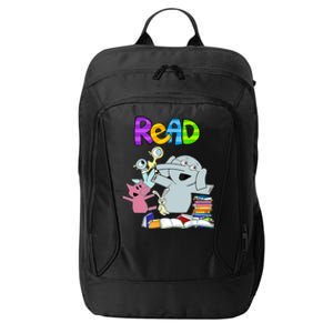 Funny Teacher Library Read Book Club Piggie Elephant Pigeons City Backpack