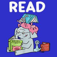 Funny Teacher Library Read Book Club Piggie Elephant Pigeons 16 in Basic Backpack