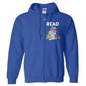 Funny Teacher Library Read Book Club Piggie Elephant Pigeons Full Zip Hoodie