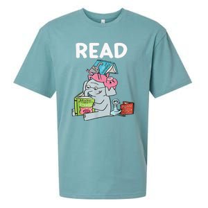 Funny Teacher Library Read Book Club Piggie Elephant Pigeons Sueded Cloud Jersey T-Shirt