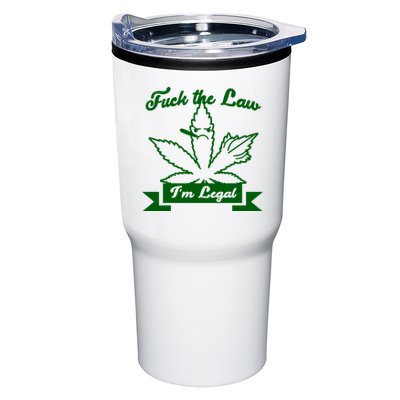 Fuck The Law I'm Legal Weed Tumbler