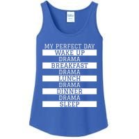 Funny Theatre Lover Actor Gift 'My Perfect Day' Love Drama Gift Ladies Essential Tank