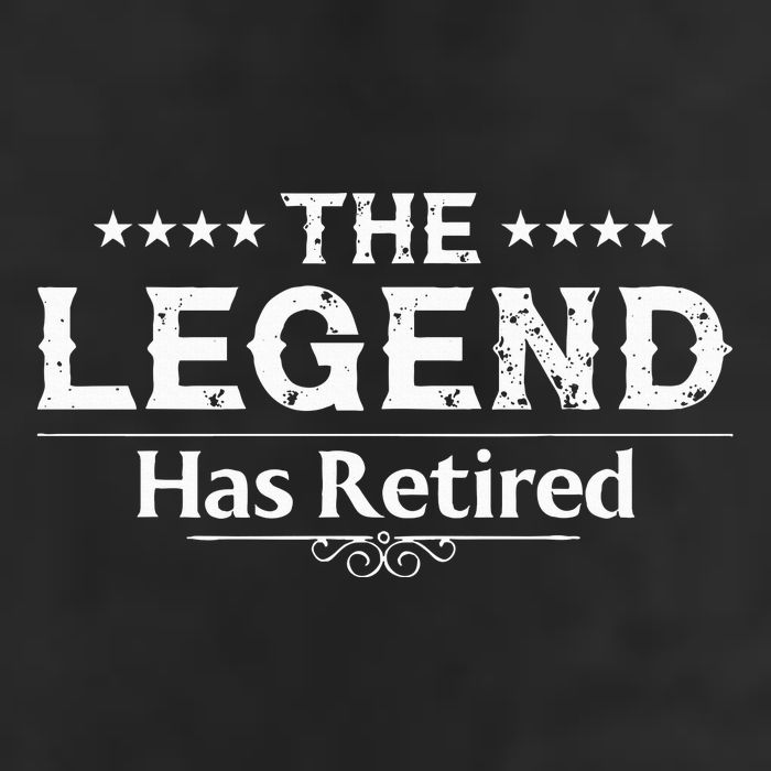 Funny The Legend Has Retired Art For Retiret Garment-Dyed Fleece Hoodie