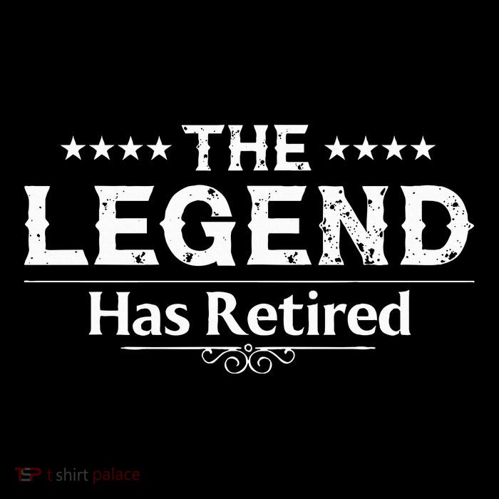 Funny The Legend Has Retired Art For Retiret Performance Shirt