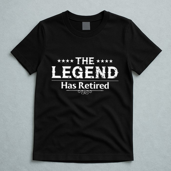 Funny The Legend Has Retired Art For Retiret T-Shirt