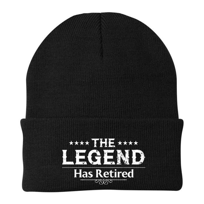 Funny The Legend Has Retired Art For Retiret Beanie