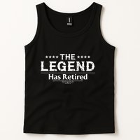 Funny The Legend Has Retired Art For Retiret Tank Top