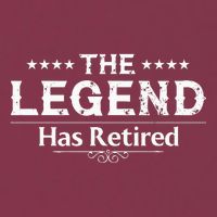Funny The Legend Has Retired Art For Retiret 16oz Travel Tumbler