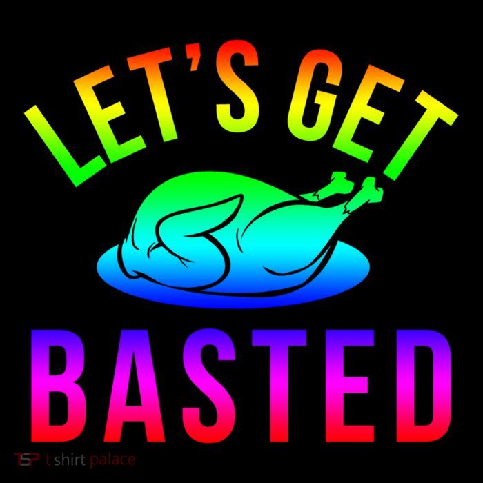 Funny Thanksgiving Let's Get Basted Great Gift Impact Tech Backpack