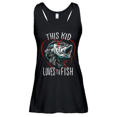 Fishing This Loves To Fish Ladies Essential Flowy Tank