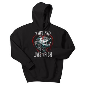 Fishing This Loves To Fish Kids Hoodie