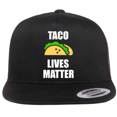 Funny Taco Lives Matter Taco lover Flatbill Hat