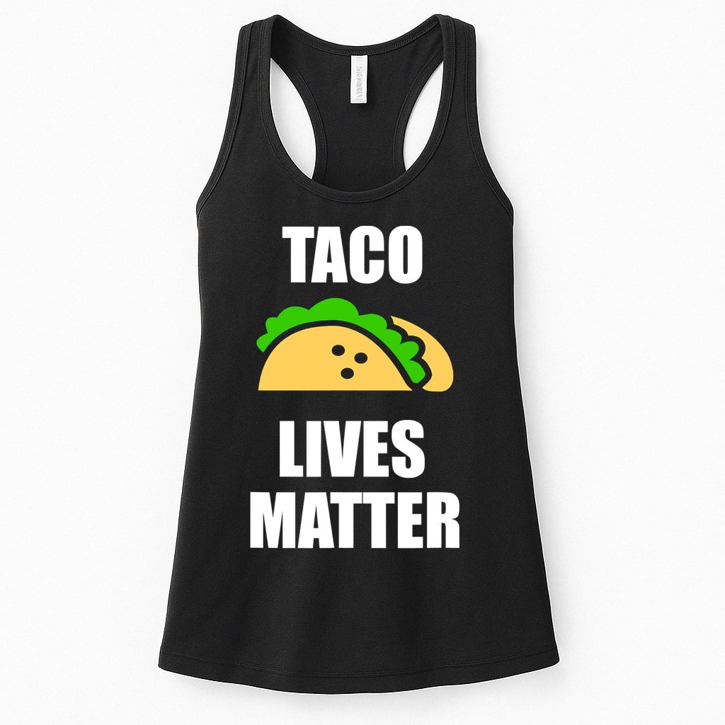 Funny Taco Lives Matter Taco lover Womens Tank Top