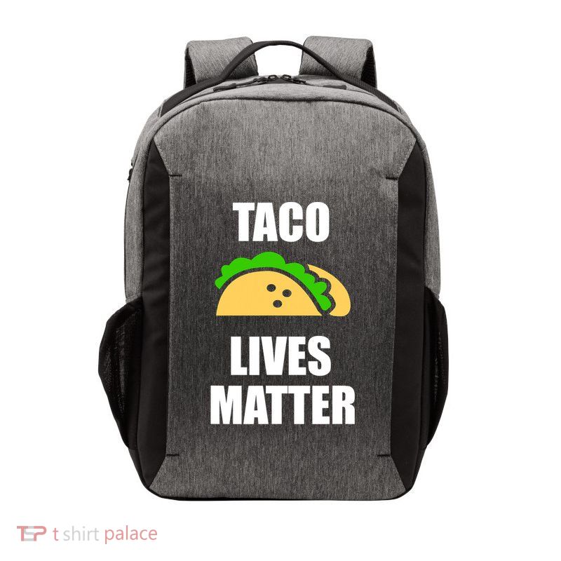 Funny Taco Lives Matter Taco lover Vector Backpack