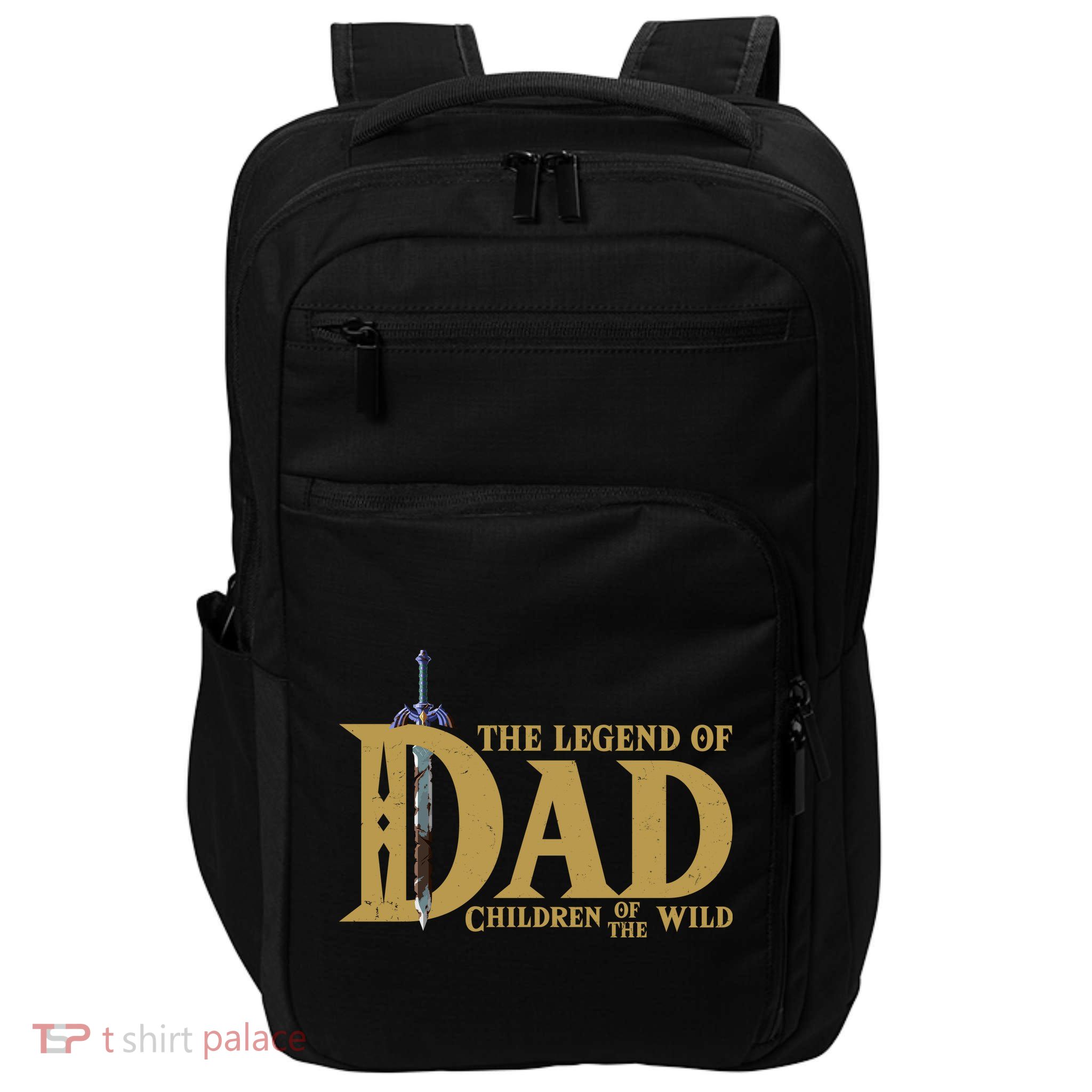 Funny The Legend Of Dad Children Of The Wild Impact Tech Backpack