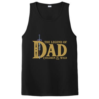 Funny The Legend Of Dad Children Of The Wild PosiCharge Competitor Tank