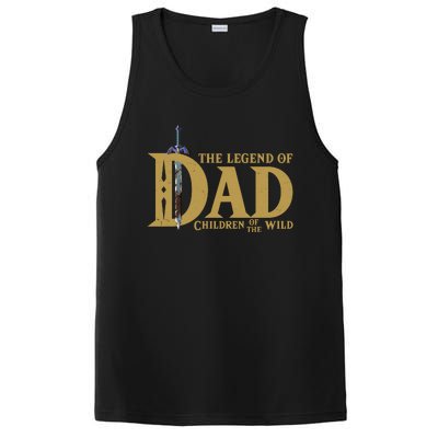 Funny The Legend Of Dad Children Of The Wild PosiCharge Competitor Tank