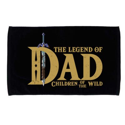 Funny The Legend Of Dad Children Of The Wild Microfiber Hand Towel