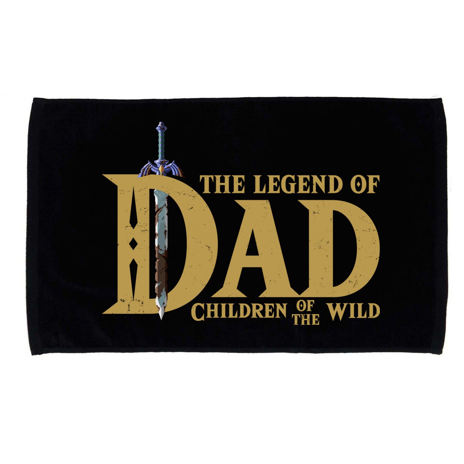 Funny The Legend Of Dad Children Of The Wild Microfiber Hand Towel