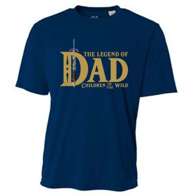 Funny The Legend Of Dad Children Of The Wild Cooling Performance Crew T-Shirt