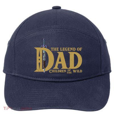 Funny The Legend Of Dad Children Of The Wild 7-Panel Snapback Hat