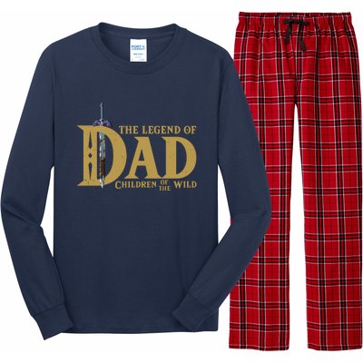 Funny The Legend Of Dad Children Of The Wild Long Sleeve Pajama Set