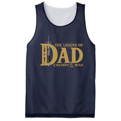 Funny The Legend Of Dad Children Of The Wild Mesh Reversible Basketball Jersey Tank