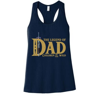 Funny The Legend Of Dad Children Of The Wild Womens Tank Top