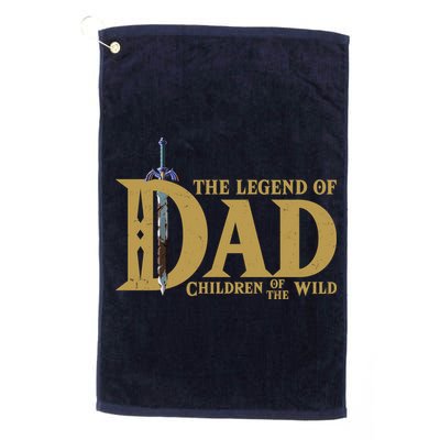 Funny The Legend Of Dad Children Of The Wild Golf Towel