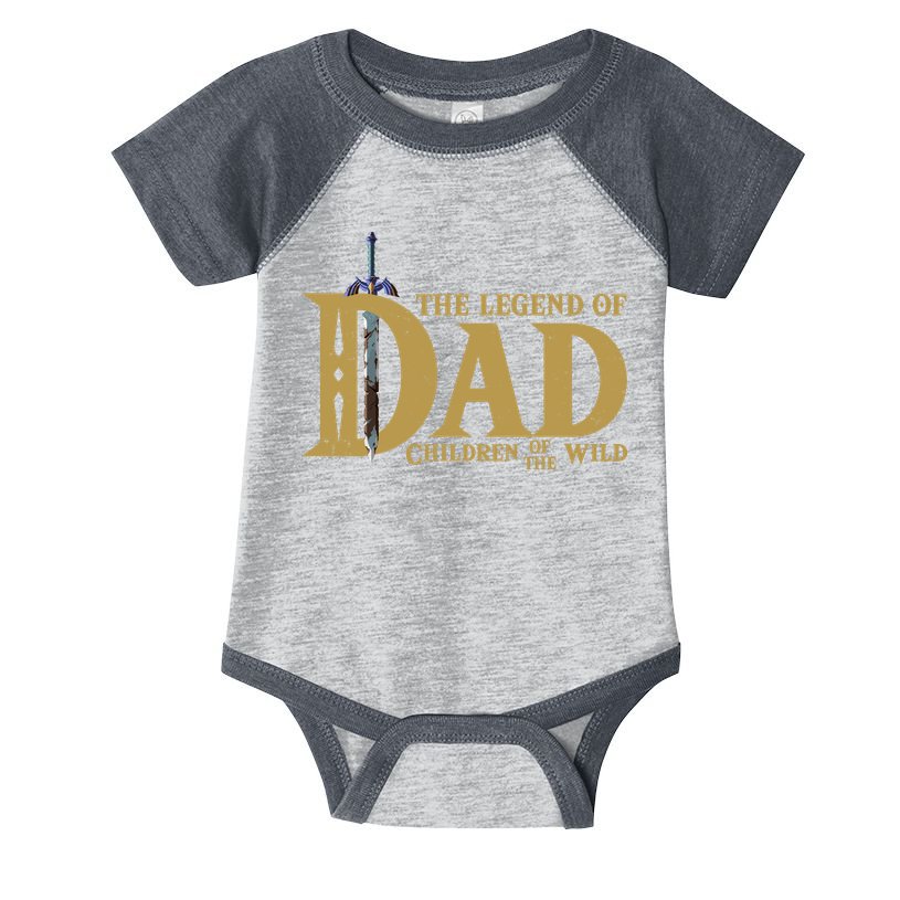 Funny The Legend Of Dad Children Of The Wild Infant Baby Jersey Bodysuit