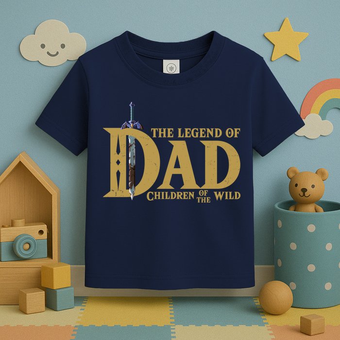 Funny The Legend Of Dad Children Of The Wild Toddler T-Shirt