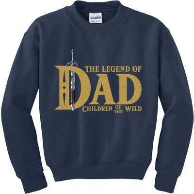 Funny The Legend Of Dad Children Of The Wild Kids Sweatshirt