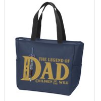 Funny The Legend Of Dad Children Of The Wild Zip Tote Bag