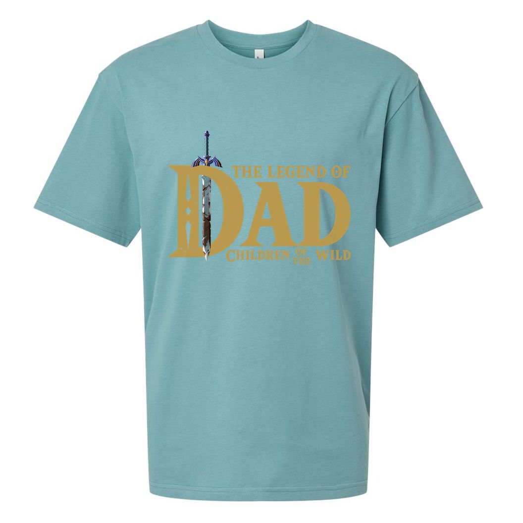 Funny The Legend Of Dad Children Of The Wild Sueded Cloud Jersey T-Shirt