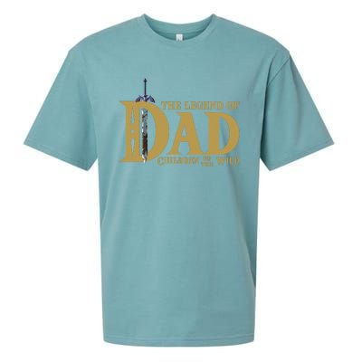 Funny The Legend Of Dad Children Of The Wild Sueded Cloud Jersey T-Shirt