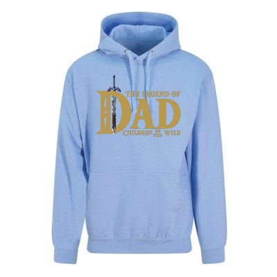 Funny The Legend Of Dad Children Of The Wild Unisex Surf Hoodie