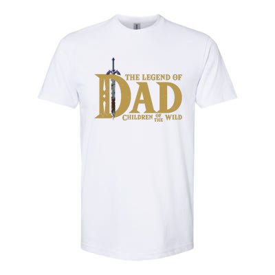 Funny The Legend Of Dad Children Of The Wild Softstyle® CVC T-Shirt